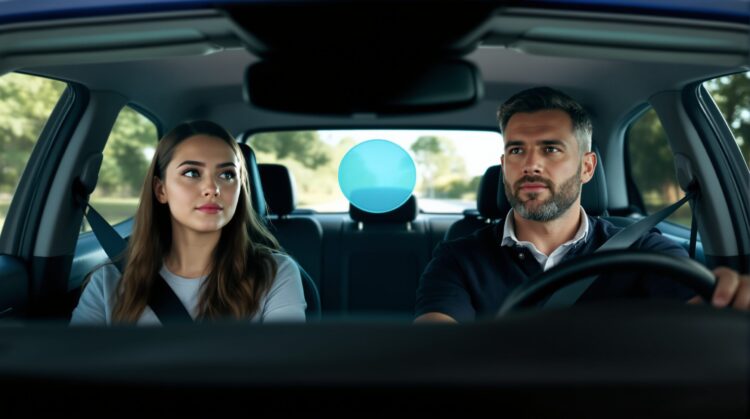 disque conduite accompagnée vitre teinté